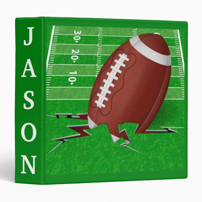 Football 3 Ring Binder (Front/Spine)