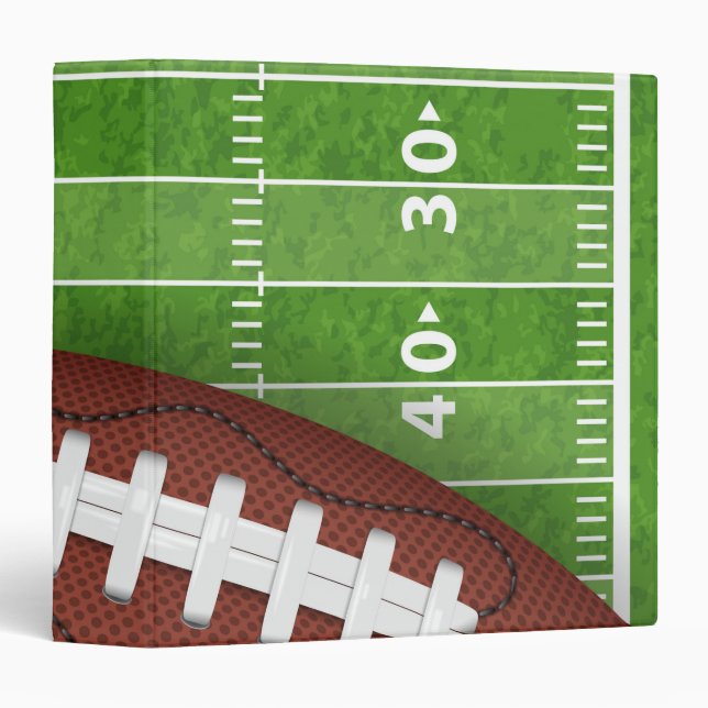 Football 3 Ring Binder (Front/Spine)