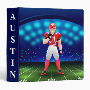 Football 3 Ring Binder