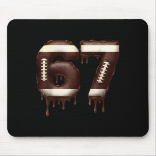 Football 67 Funny Six Seven 6 7 Meme  Mouse Pad