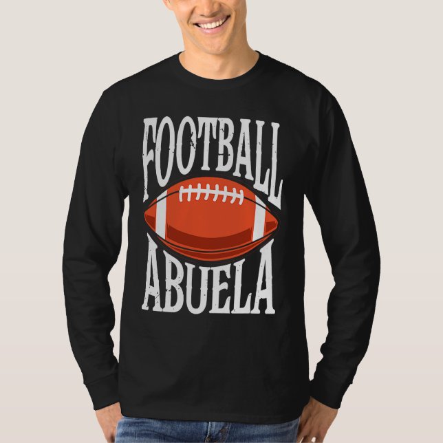 Football Abuela Grandma Grandmother T-Shirt (Front)