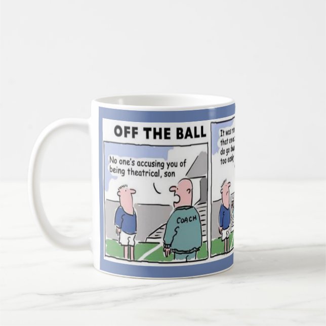 Football Acting Coffee Mug (Left)
