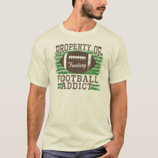 Football Addict by Mudge Studios T-Shirt