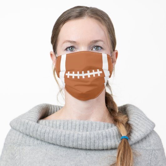 Football Adult Cloth Face Mask (Worn)