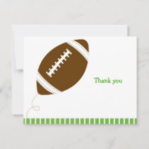Football All Star Flat Thank You Note Cards