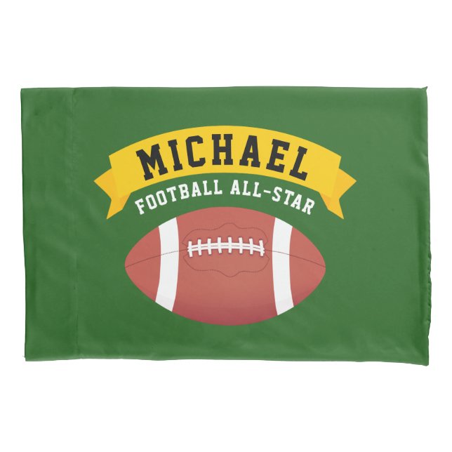Football All-Star Pillow Case (Front)