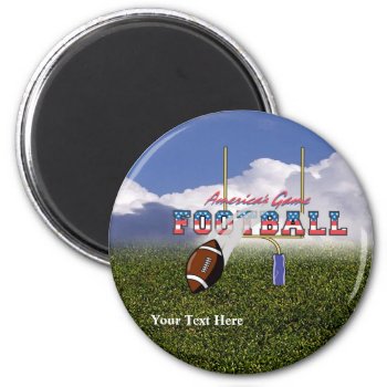 Football – America’s Game Design Magnet by 4westies at Zazzle