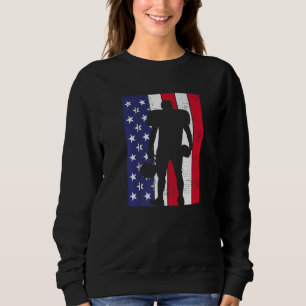 Football American Flag Us Usa   Sweatshirt