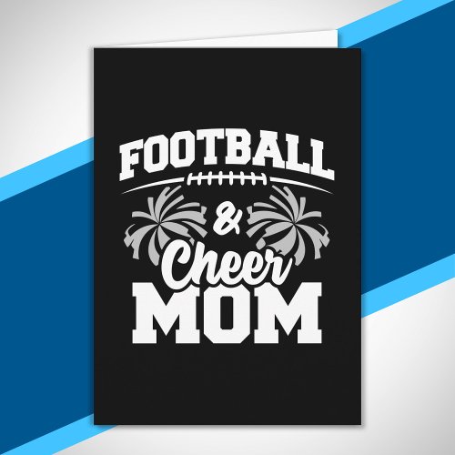 Football and Cheer Mom _ High School Sports Card