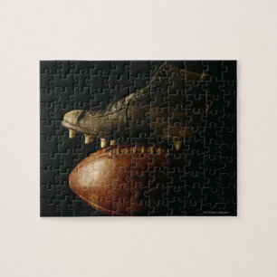 Football and Cleat Jigsaw Puzzle