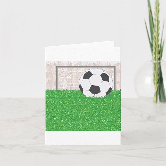 Football And Goal Card (Creator Uploaded)