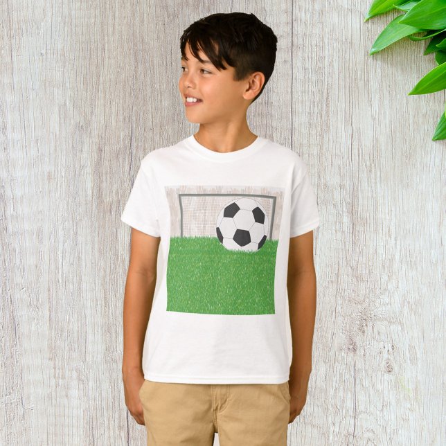 Football And Goal T-Shirt (Creator Uploaded)