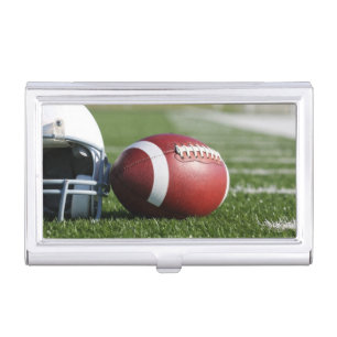 Football and Helmet Business Card Holder