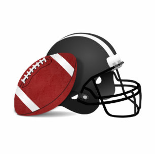  Football And Helmet Christmas Ornament 