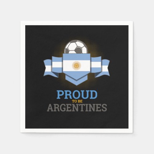 Football Argentines Argentina Soccer Team Sports F Napkins