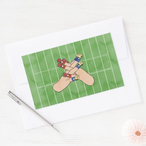 Football ASL Art Sticker Zazzle