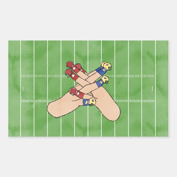 Football ASL Art Sticker