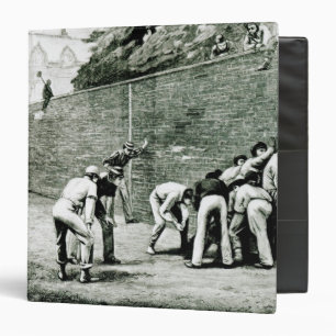 Football at the Wall at Eton 3 Ring Binder
