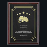 Football Award Plaque<br><div class="desc">Football - Designed by Norman Reutter</div>