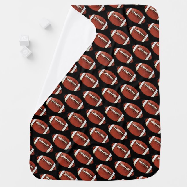 Football Baby Blanket (In Situ)