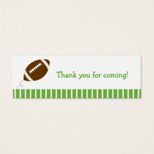 Football Baby Boy Goodie Bag Tags Gift Tags