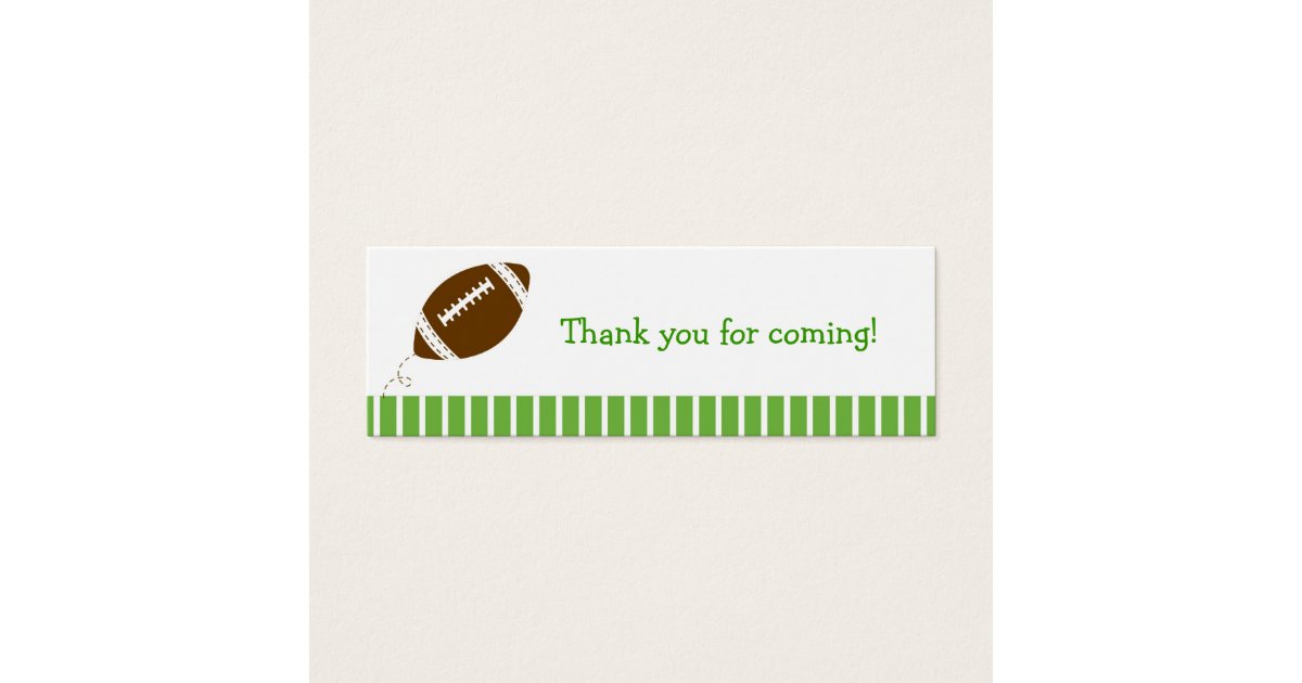 Football Baby Boy Goodie Bag Tags Gift Tags Zazzle Com