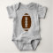 FOOTBALL BABY Gray | Front Football Graphic