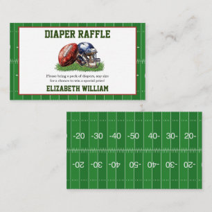 Football Baby Shower   A Little All Star Is On His Enclosure Card