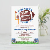 Football Baby Shower Invitation (Standing Front)