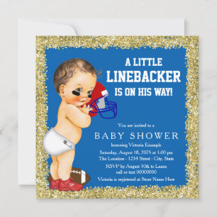 Football Baby Shower Invitation