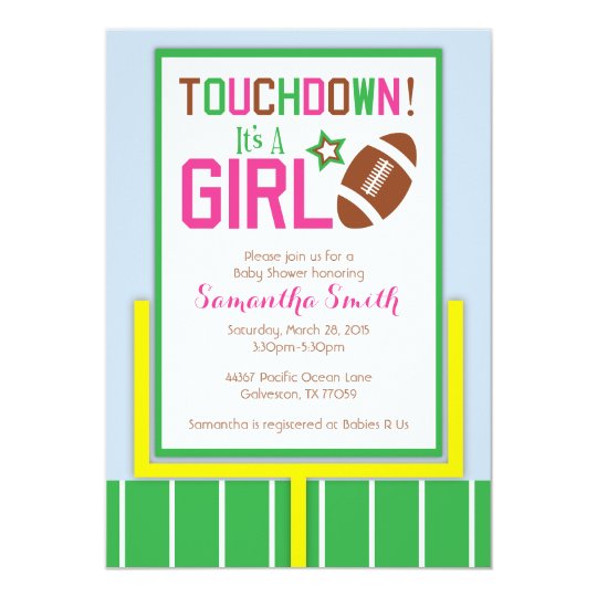 Football Baby Shower Invitations 10