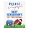 Football Baby Shower Please Autograph The Football