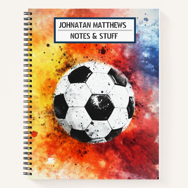 Football Back To School Notebook (Front)