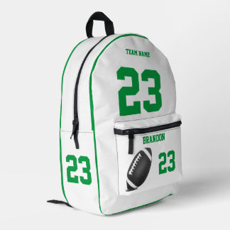 Football ball backpack high school Gw