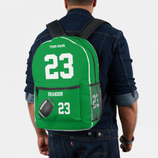 Football ball backpack high school Wg