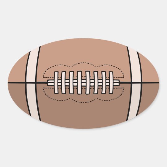Football Ball Oval Sticker