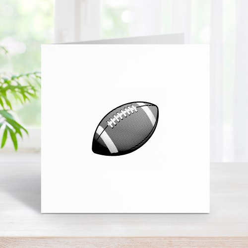 Football Ball Rubber Stamp