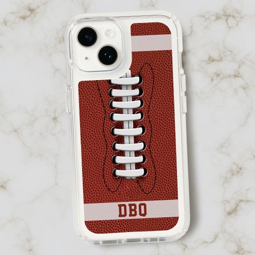 Football Ball Sports Monogram Speck Phone Case