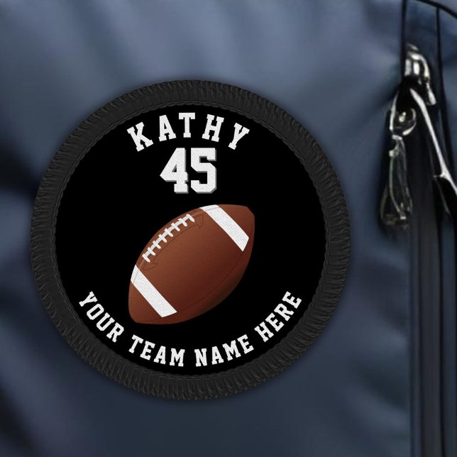 Football Ball Sports Player Name Team Number Patch (Creator Uploaded)