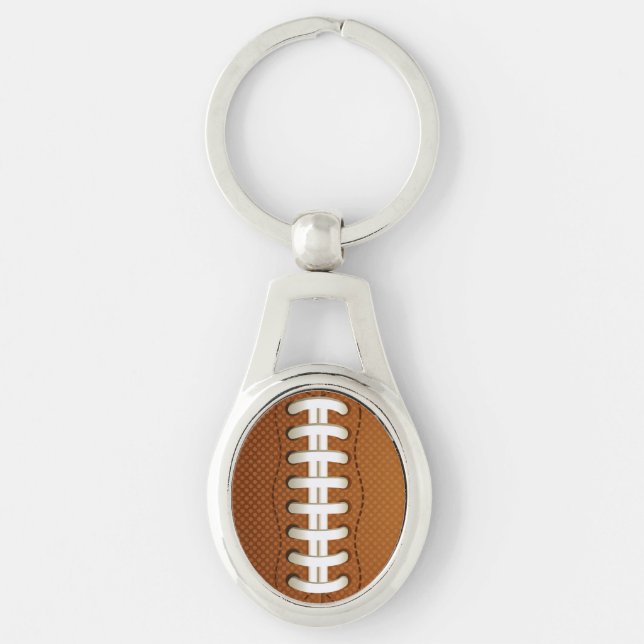 Football Balls Sports Keychain (Front)