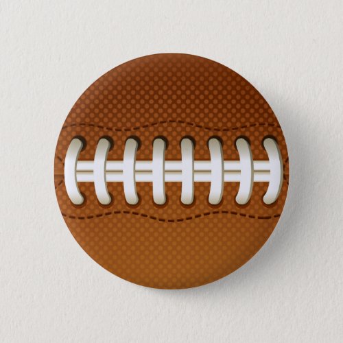 Football Balls Sports Pinback Button