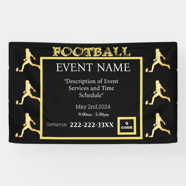 FOOTBALL BANNER (Horizontal)
