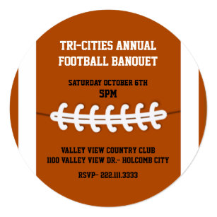 Sports Banquet Invitations Zazzle