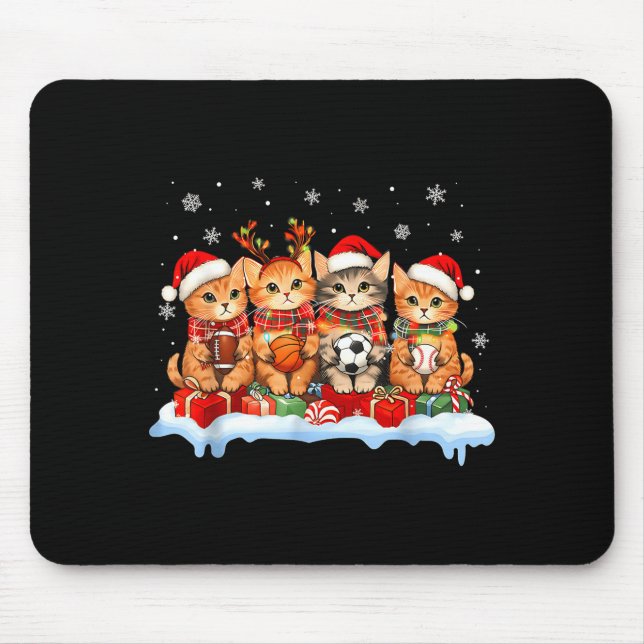 Football Baseball Basketball Player Funny Srt Chri Mouse Pad (Front)