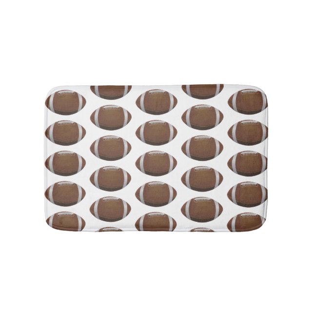 "Football"  Bath Mat (Front)