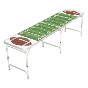 : 8-Foot Professional Beer Pong Table - Buffalo Football Field :  Combination Game Tables : Sports & Outdoors