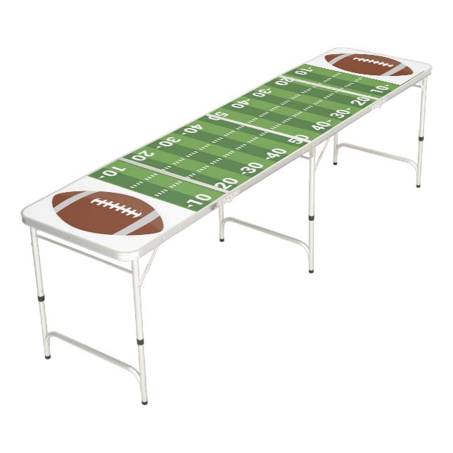 Football Beer Pong Table (Angled)