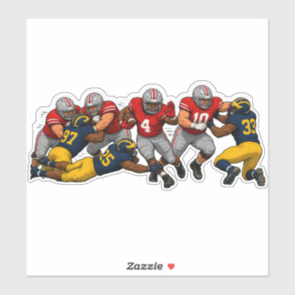 Football biggest rivals. sticker