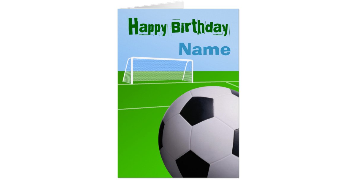 Football Birthday Card | Zazzle