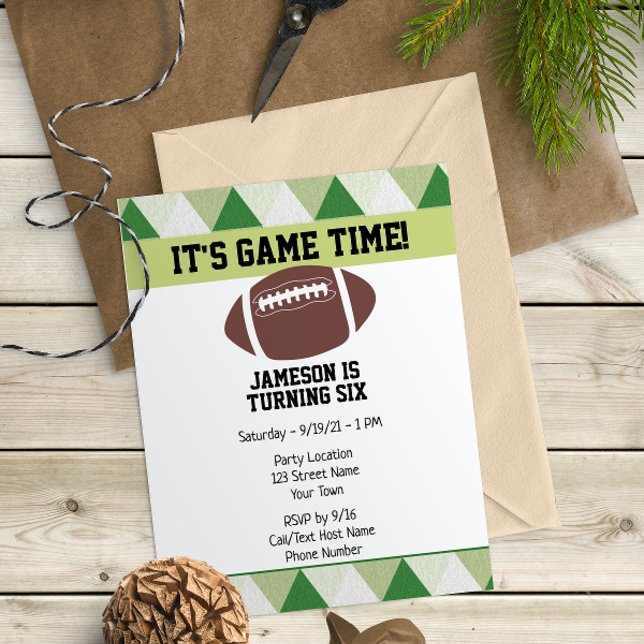 Football Birthday Invitation (Creator Uploaded)